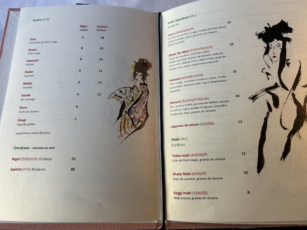 Hokusaï Restaurant - Menu Image 3